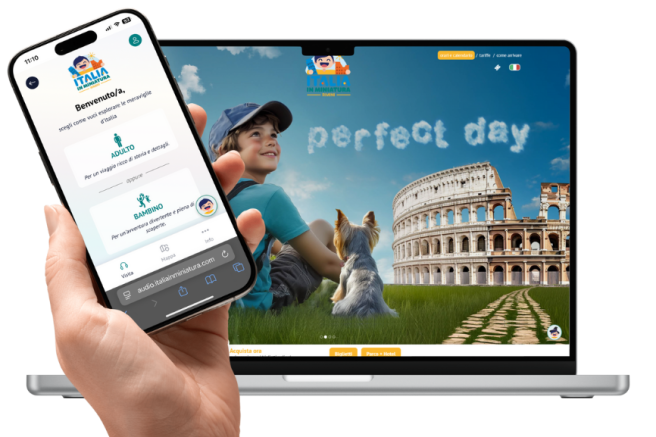 Assistente Virtuale Italia in Miniatura